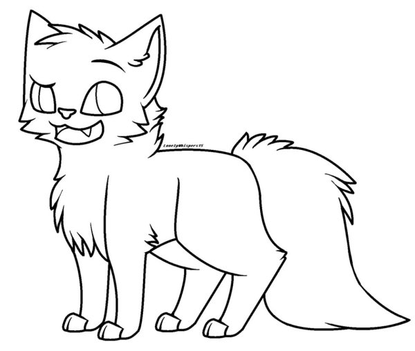 Разукраску коты Воители