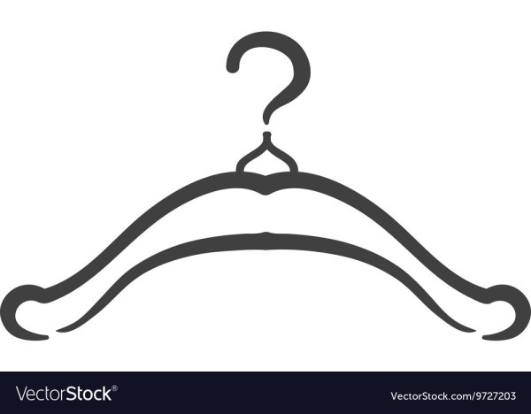 Вешалка силуэт