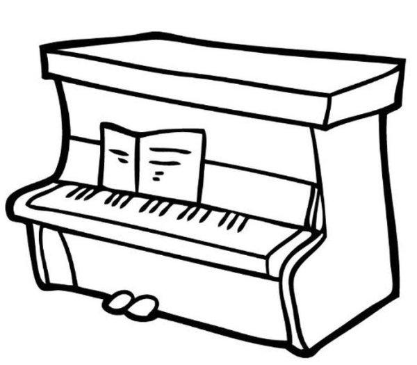 Пианино для рисования