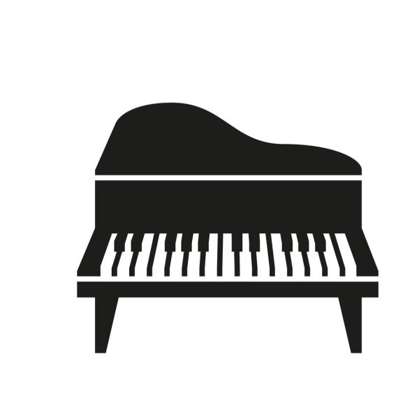 Пианино раскраска