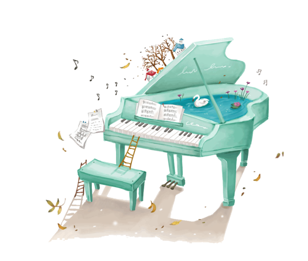 Пианино стилизация