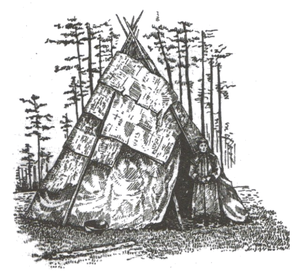 Жилище алтайцев рисунок