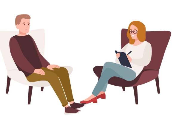 Психолог нарисованный