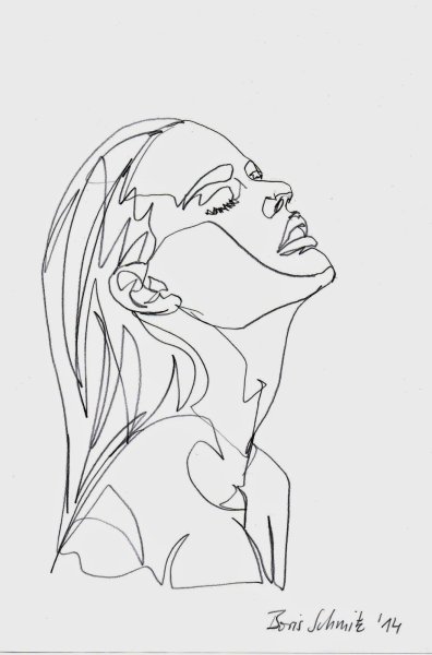 Силуэт лица