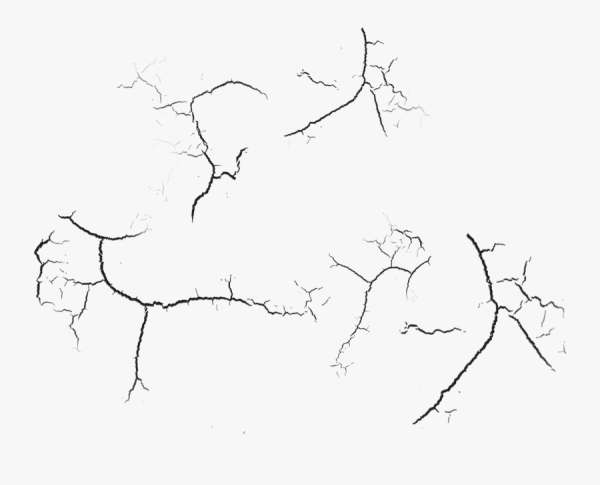 Трещины на бумаге