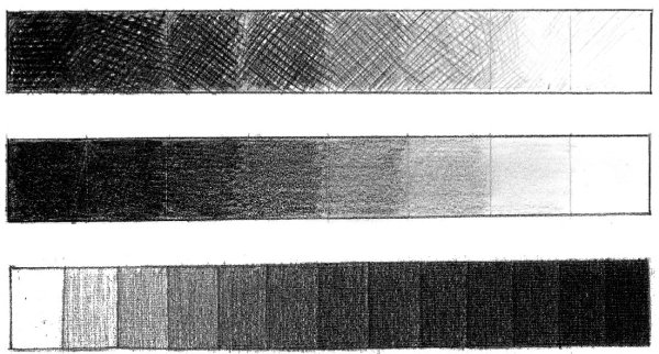 Штриховка тональная растяжка