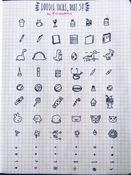 Узоры для конспектов в тетради