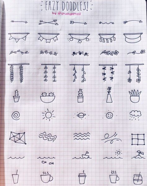 Украшение конспектов