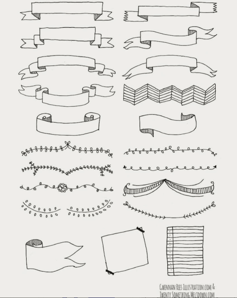 Bullet Journal заголовки