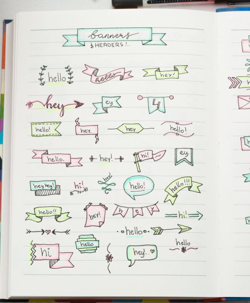 Оформление конспектов в тетради