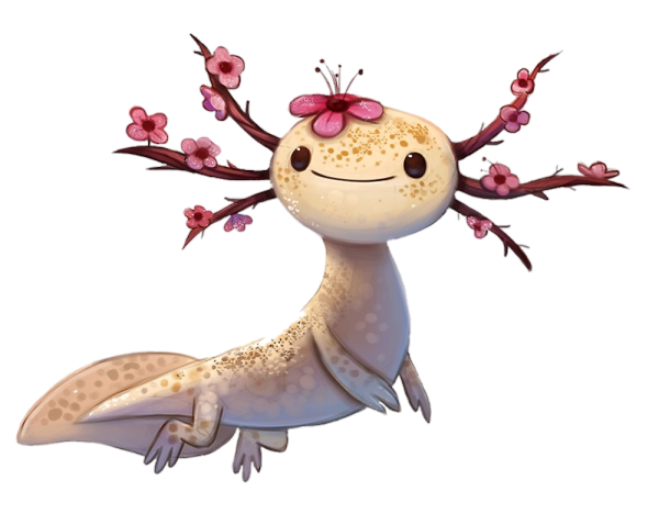 Аксолотль агатовый дракон