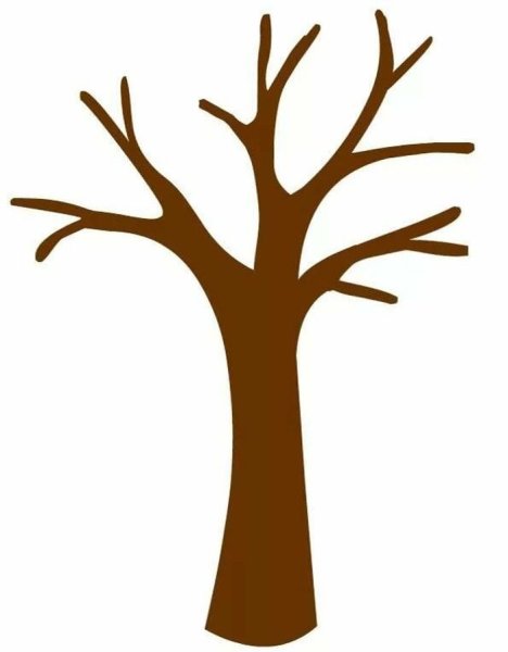 Трафарет "дерево"