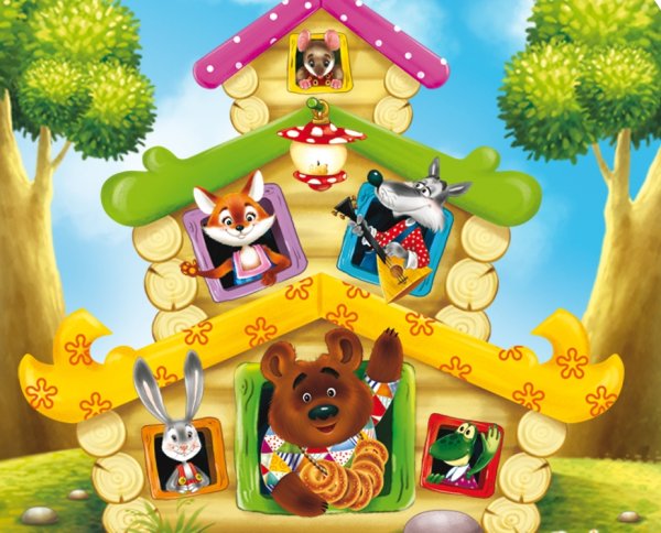 Сказочный домик 5 окон Теремок