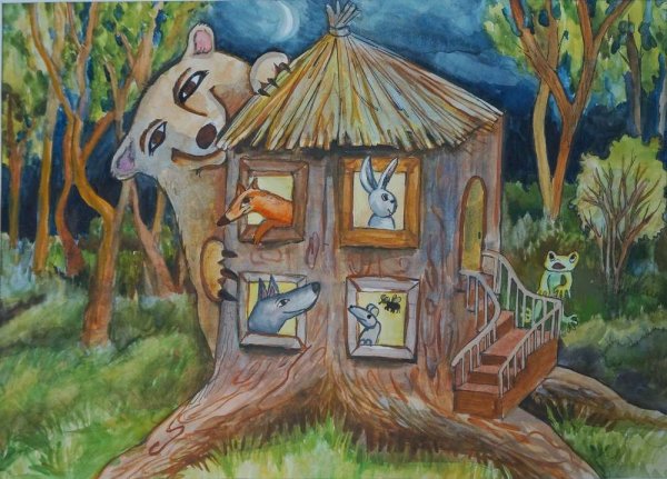 Сказочный домик Терем Теремок