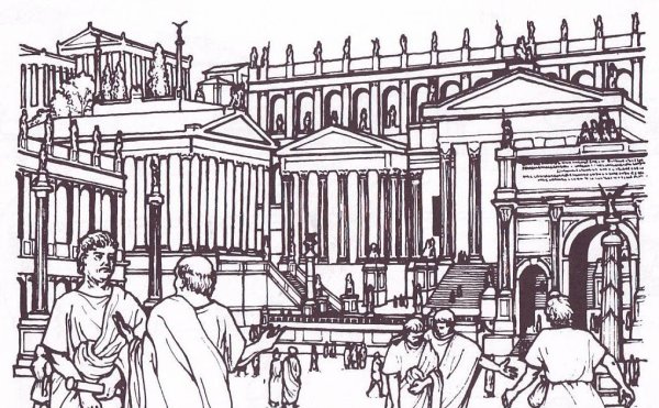 Древний Рим Графика