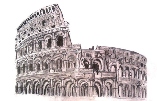 Архитектура древнего Рима скетч Колизей