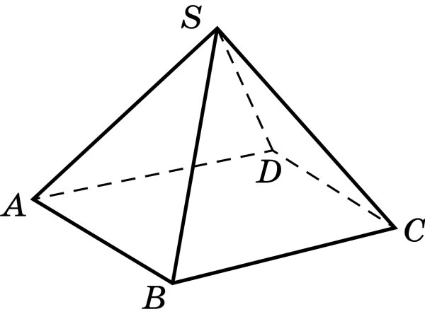 Треугольная и четырехугольная пирамида