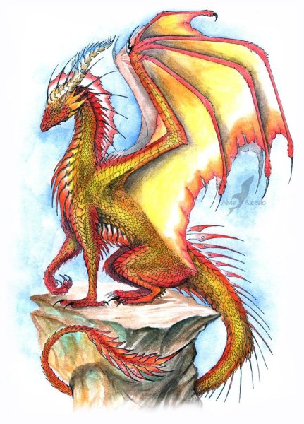 Разноцветный дракон