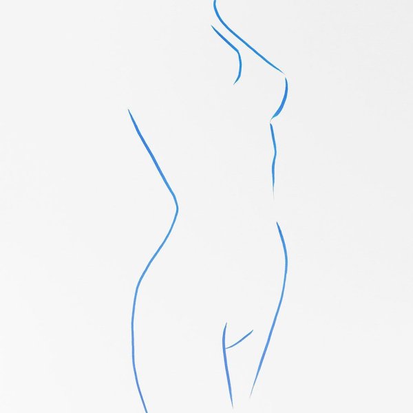 Контур женского тела