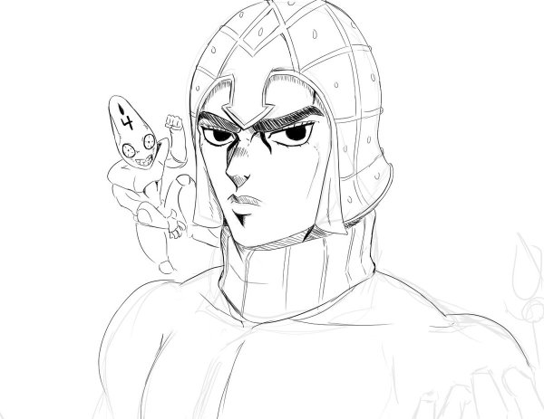 Раскраски Джоджо Бруно