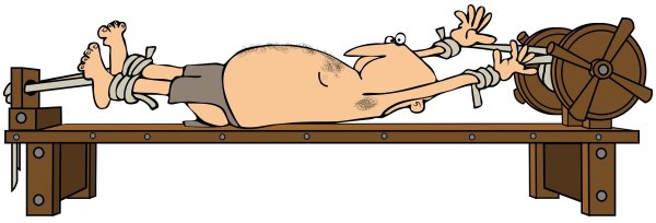 Растягивание человека пытка