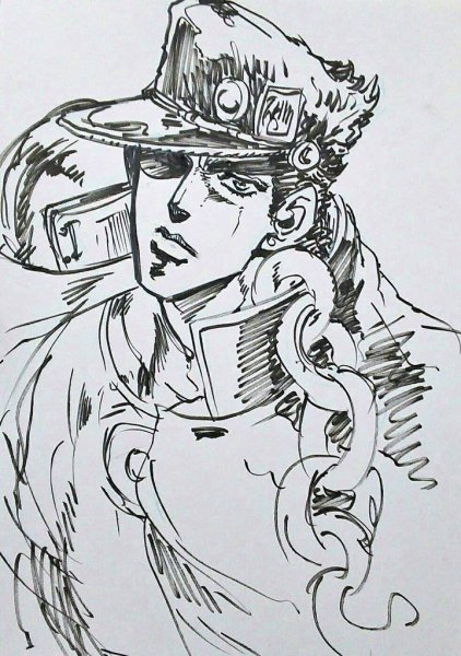 Джотаро Куджо набросок