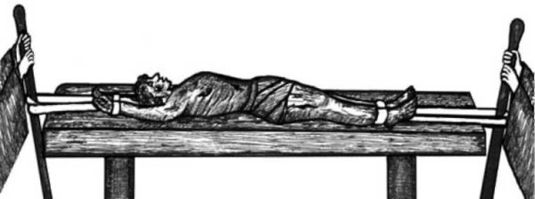 Пытки средневековья растягивание человека