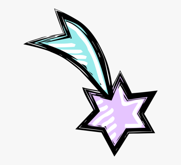 Звезда Комета вектор