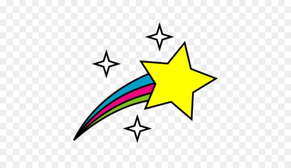 Нарисовать падающую звезду