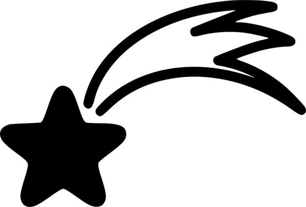 Падающая звезда символ