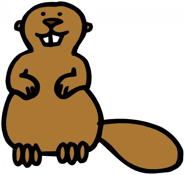 Бобры мультяшные