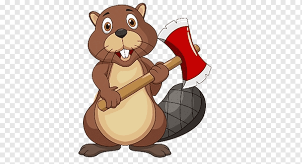 Бобер рисунок для детей