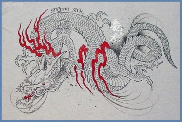 Китайский дракон Графика