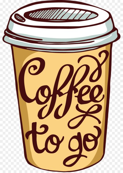 Векторный стаканчик кофе