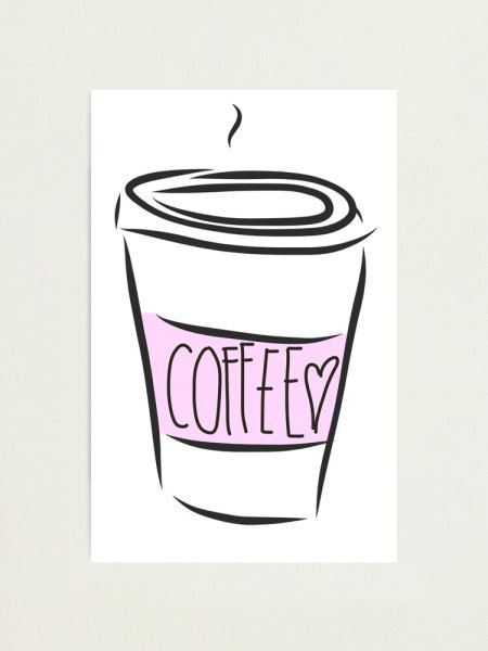 Стакан кофе Старбакс рисунок