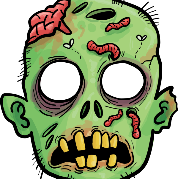 Рисунки для срисовки зомби