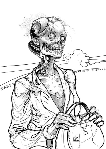 Страшные картинки карандашом