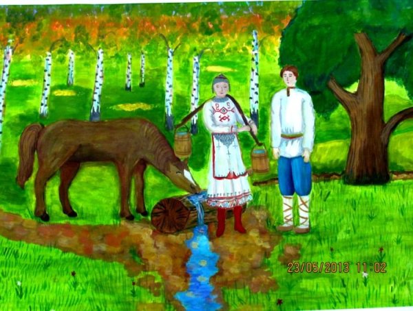 Моя малая Родина Марий Эл рисунки