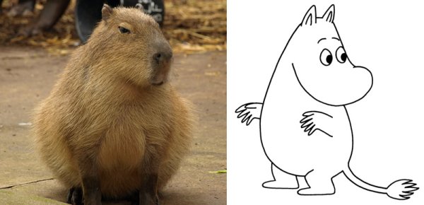 Капибара вектор