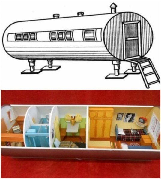 Жилой вагон бочка цуб-2м
