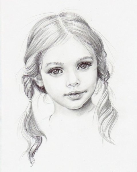 Портрет карандашом легко