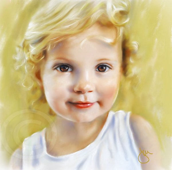 Портрет девушки карандашом