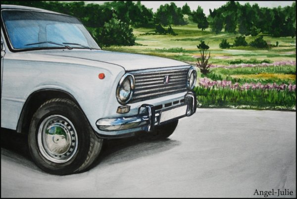 Нарисовать ВАЗ 2101