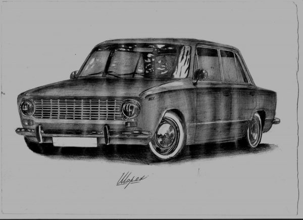 Жигули 2101 рисунок