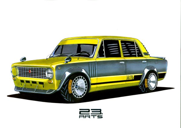 Тюнингованные ВАЗ 2101 Боевая классика