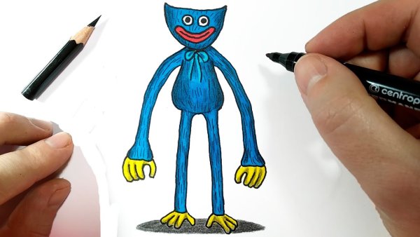 Рисовать Хагги Вагги