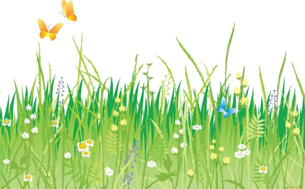 Трава нарисованная