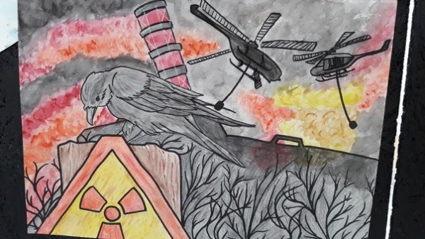 Чернобыль рисунки