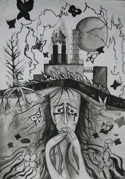 Чернобыль рисунки