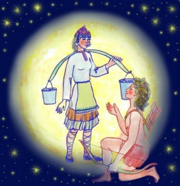 Девушка на Луне Чувашская сказка